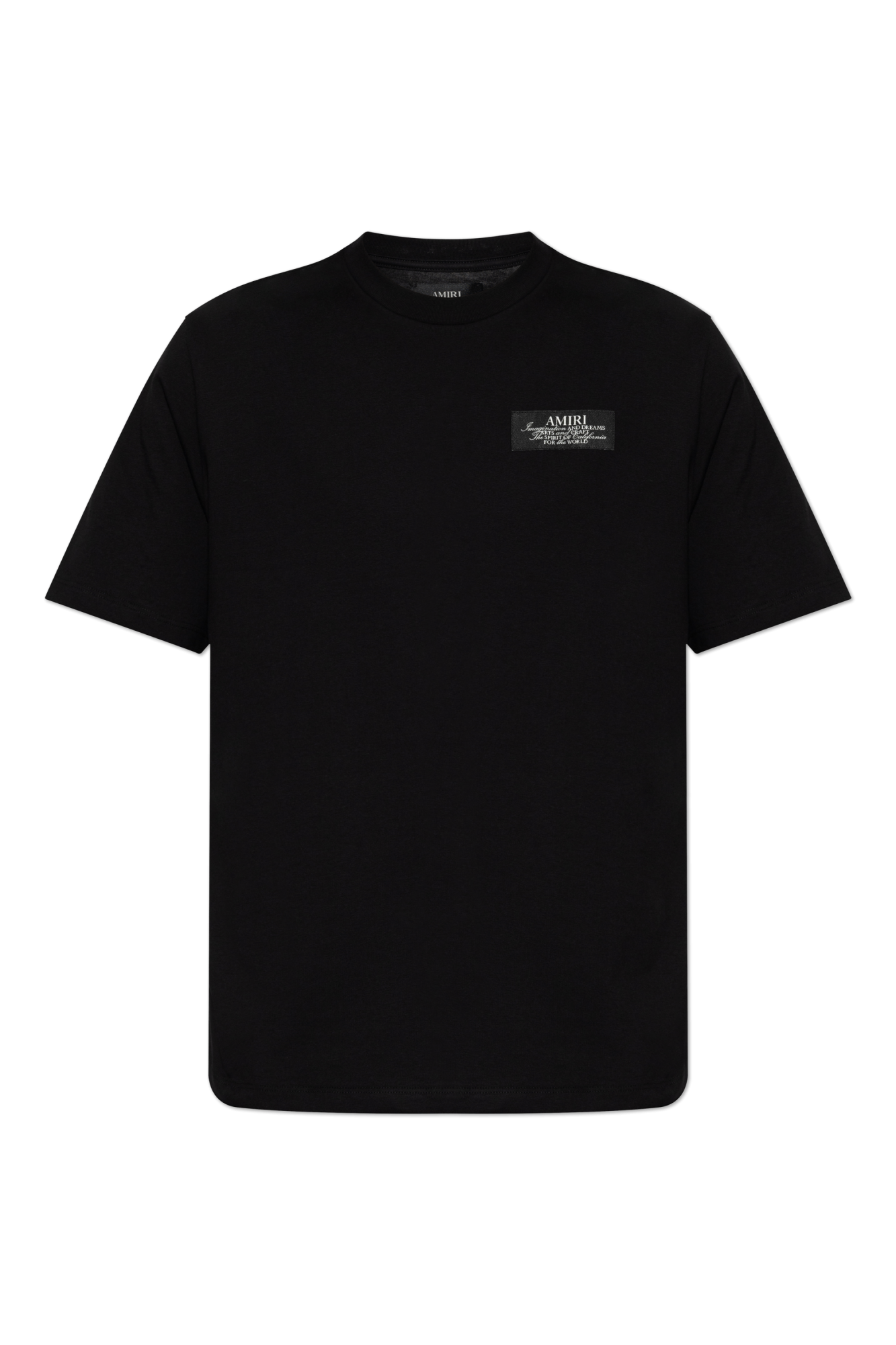 Amiri T-shirt with logo patch | Men's | Vitkac